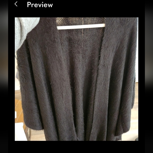 Elegant Black Women's Cardigan - Picture 7 of 7